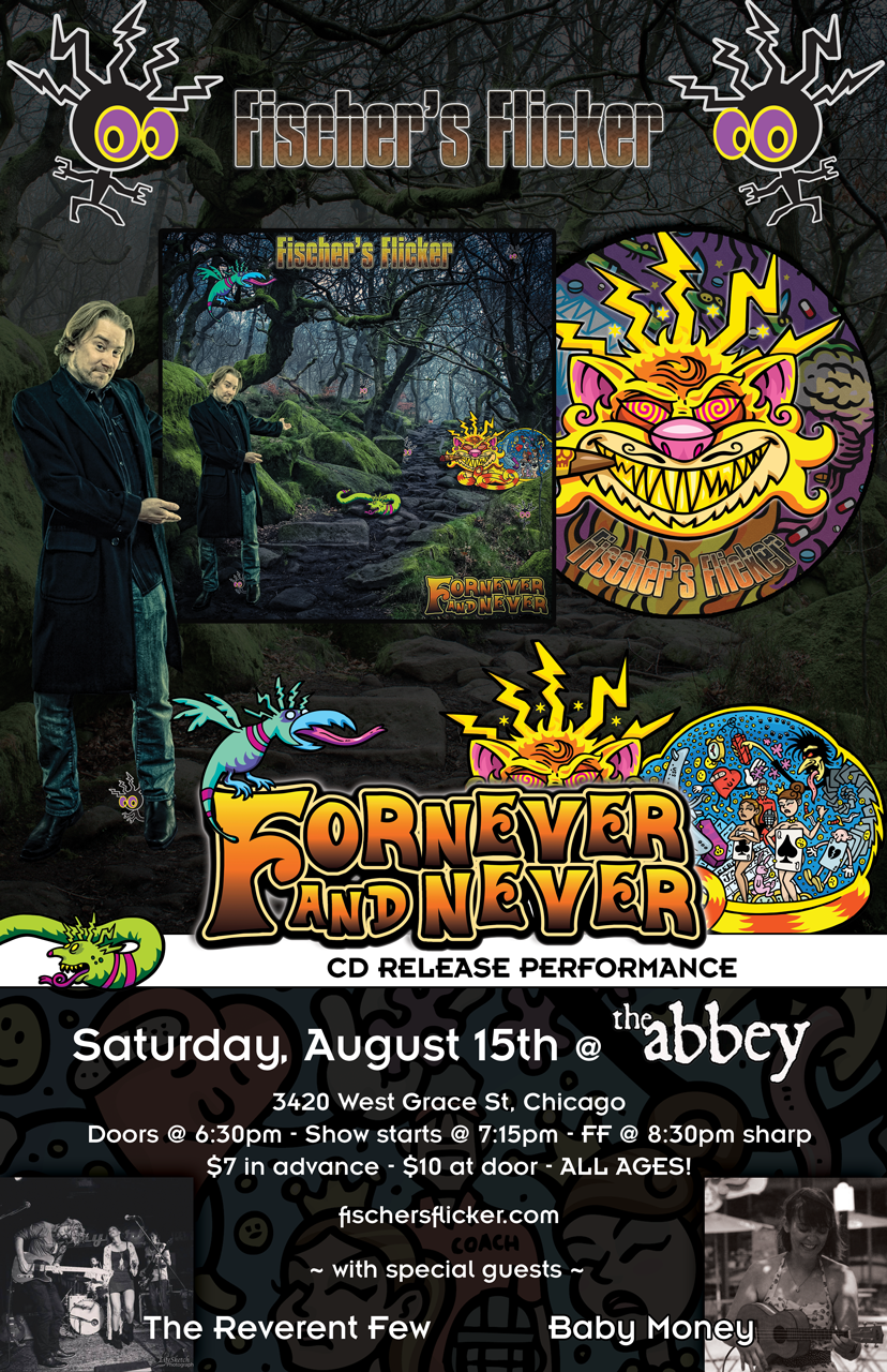 Fornever and Never CD Release poster